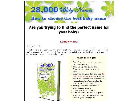 cheap 28,000 Baby Names