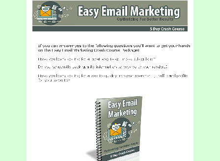 cheap Easy Email Marketing Comes with Private Label Rights