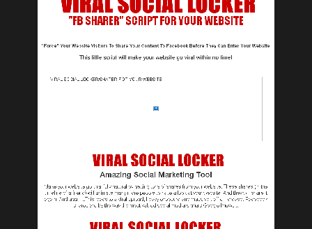 cheap FACEBOOK SHARER | Social Content Locker Widget For Your Website