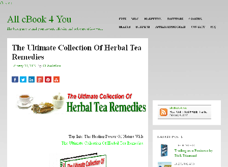 cheap The Ultimate Collection Of Herbal Tea Remedies
