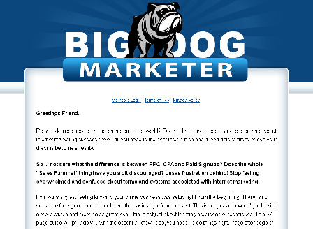 cheap The Ultimate Big Dog Marketer Starter Guide