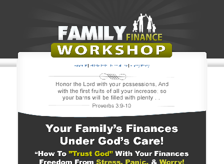 cheap The Family Finance Workshop