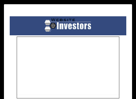 cheap Website Investors - Bronze: Starter Pack