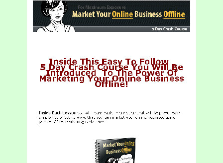 cheap Market Your Online Business Offline
