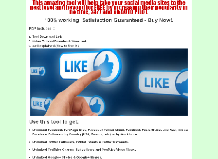 cheap The Ultimate Tool for Unlimited Real Facebook-Likes