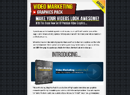 cheap Awesome Video Marketing Graphics Pack 2015