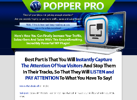 cheap WP Popper Pro Plugin With MRR