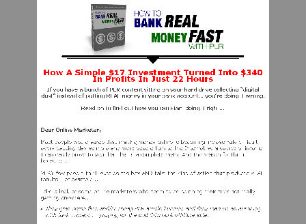 cheap How to Turn PLR Into Real Cash