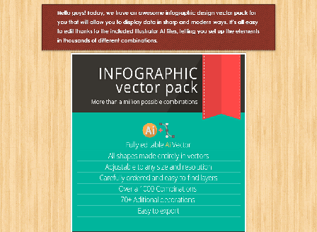 cheap Infographic Design Vector Pack- More than a million possible combinations