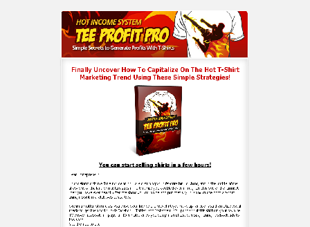 cheap Tee Profit Pro Training Course