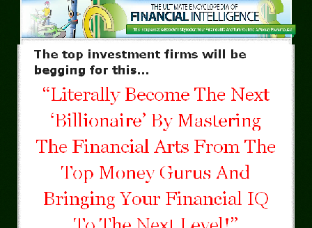 cheap The Ultimate Encyclopedia Of Financial Intelligence