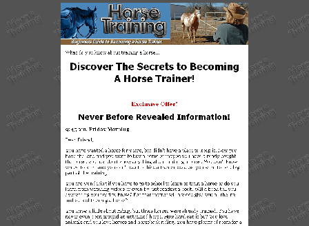cheap Horse Training