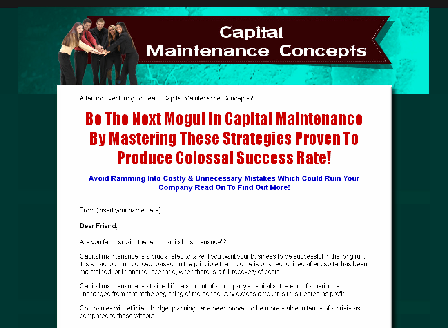 cheap Capital Maintenance Concepts