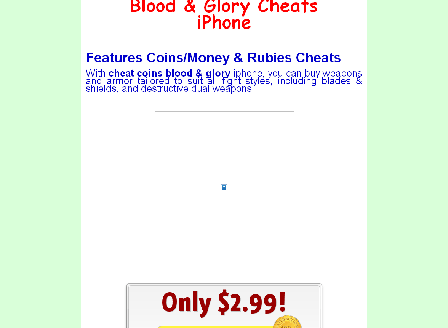 cheap Blood & Glory Cheats iPhone