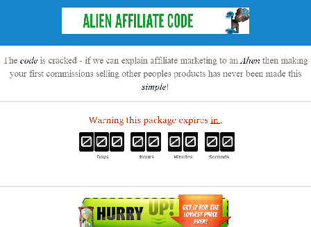 cheap Alien Affiliate Code Training
