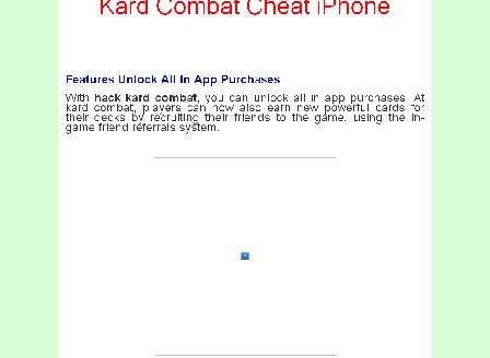 cheap Kard Combat Cheat iPhone