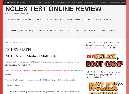 cheap NCLEX Medical Math Course