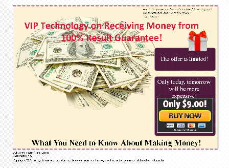 cheap VIP Technology on Receiving Money from 100% Result Guarantee!