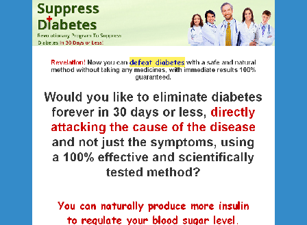 cheap Suppress Diabetes