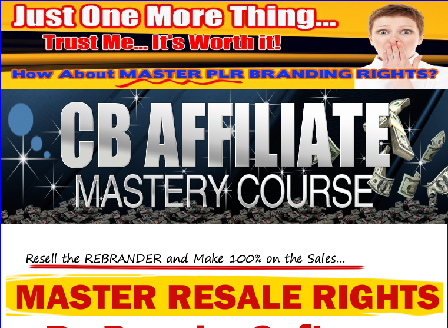 cheap ClickBank Affiliate Marketing Course Master Resell Rights License