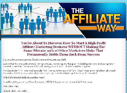 cheap The Affiliate Way
