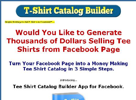 cheap T-Shirt Catalog Builder App and Video Tutorials