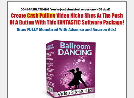 cheap Ballroom Dancing Video Site Creator Software