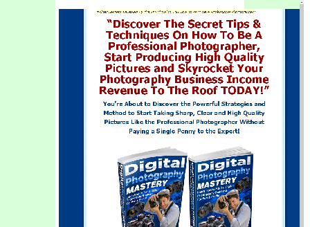 cheap Digital Photography Mastery Comes with Master Resale Rights!