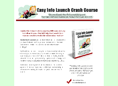 cheap Easy Info Launch Crash Course Comes with Private Label Rights!