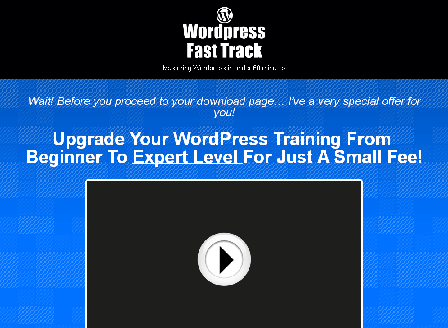 cheap WordPress Fast Track Advanced