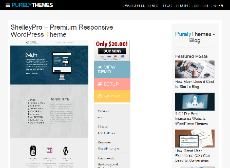 cheap ShelleyPro - A responsive onepage WordPress theme