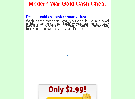 cheap Modern War Gold Cash Cheat