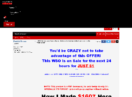 cheap How I Made $1607 Here on the Warriorforum In 4 DAYS
