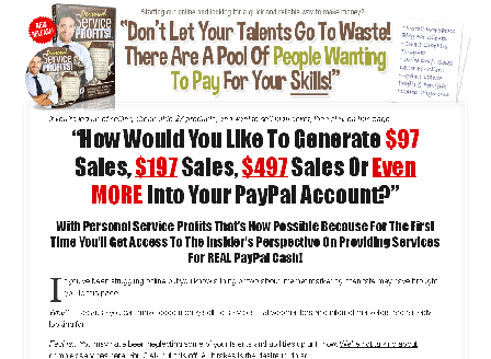 cheap Personal Service Profits [with Master Resale Rights!]
