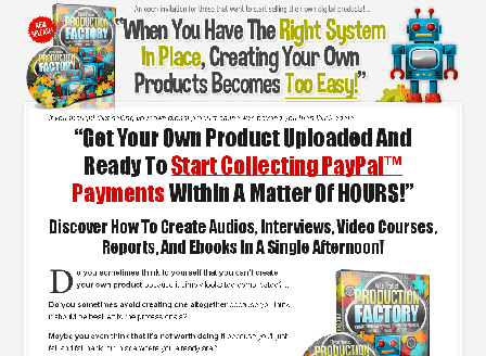 cheap Product Production Factory [with Master Resale Rights!]