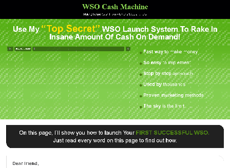 cheap WSO Cash Machine
