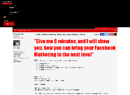 cheap $1 WSO - 4 Steps To Do FB Marketing