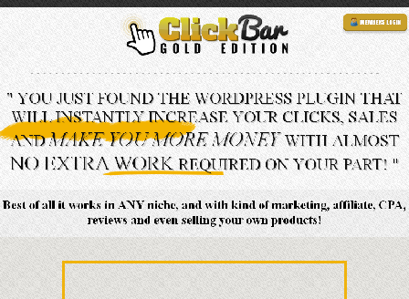 cheap Clickbar gold Edition - CTA Notification bar for WordPress