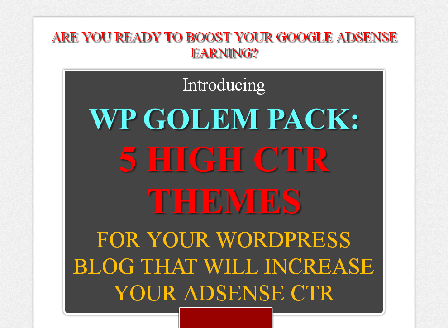 cheap WP Golem Pack: 5 High CTR Themes