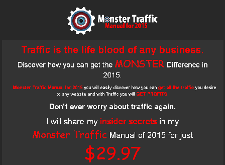 cheap Monster Traffic Manual