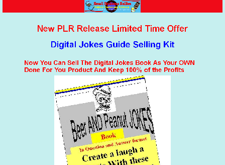 cheap DIGITAL JOKES BOOK DONE FOR YOU PRODUCT