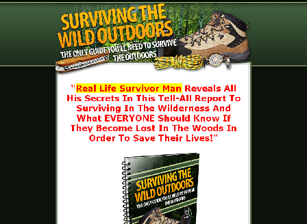 cheap Surviving The Wild Outdoors