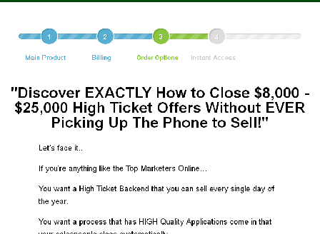cheap High Ticket Mastery