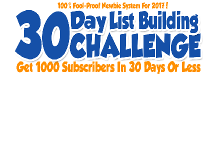 cheap 30 Day List Building Challenge