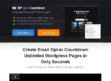 cheap WP Opt-in Countdown with MRR By Sir Timan