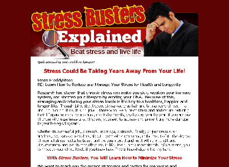 cheap Stress Busters eBook