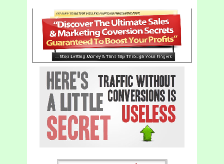 cheap Marketing Conversion Secrets  Comes with Resale Rights