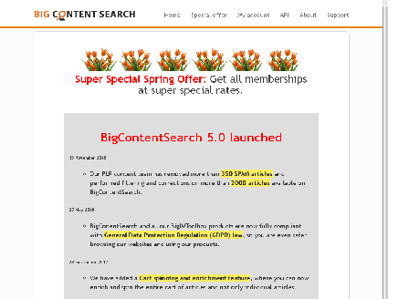cheap Big Content Search - Project Longterm Plan