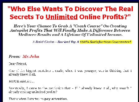 cheap Unlimited Profits and Traffic