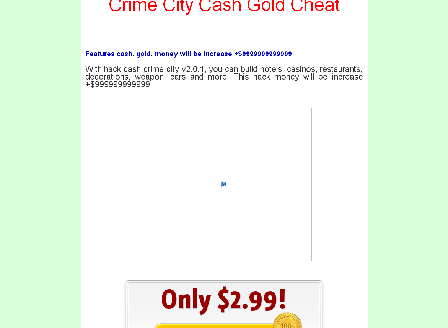 cheap Crime City Cash Gold Cheat